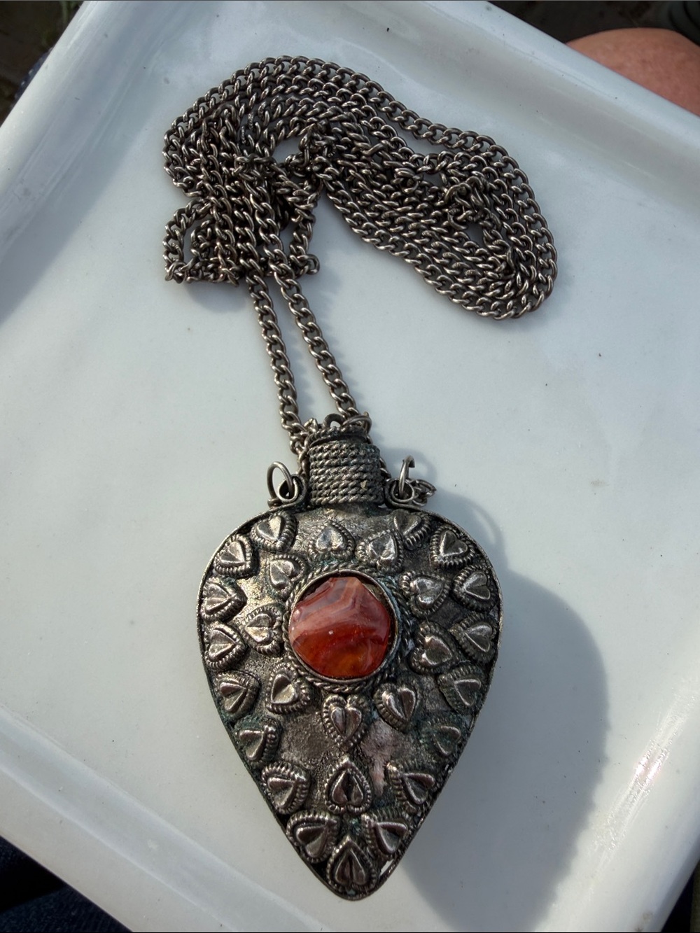 #Vintage Poison/Perfume Necklace